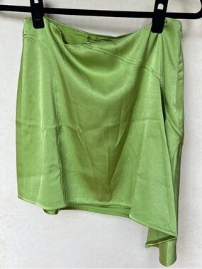 RARE La Ligne Periodot Alina Asymmetrical Satin Skirt - SAMPLE?